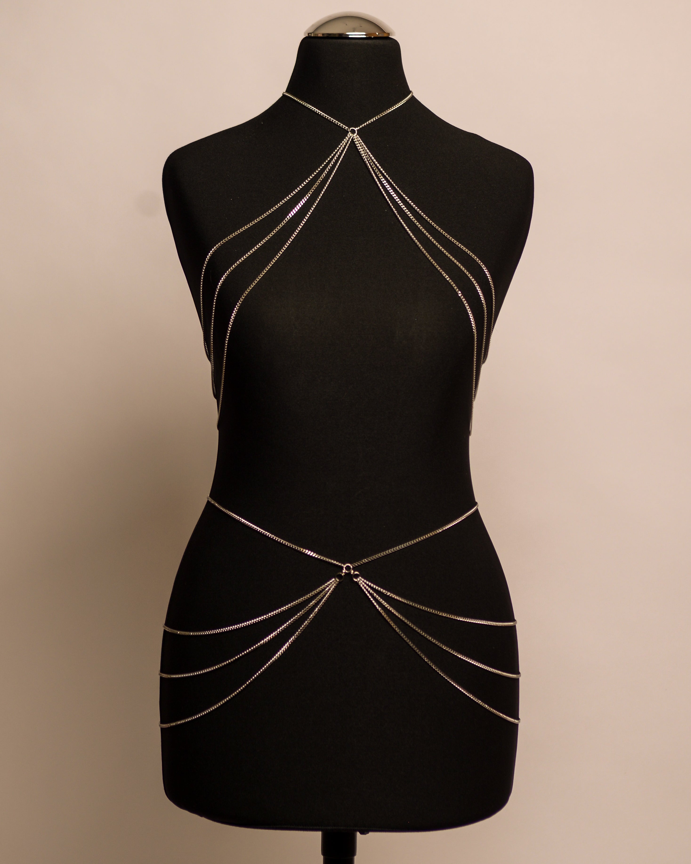 Aura Belt stainless steel body chain handgemaakt op maat