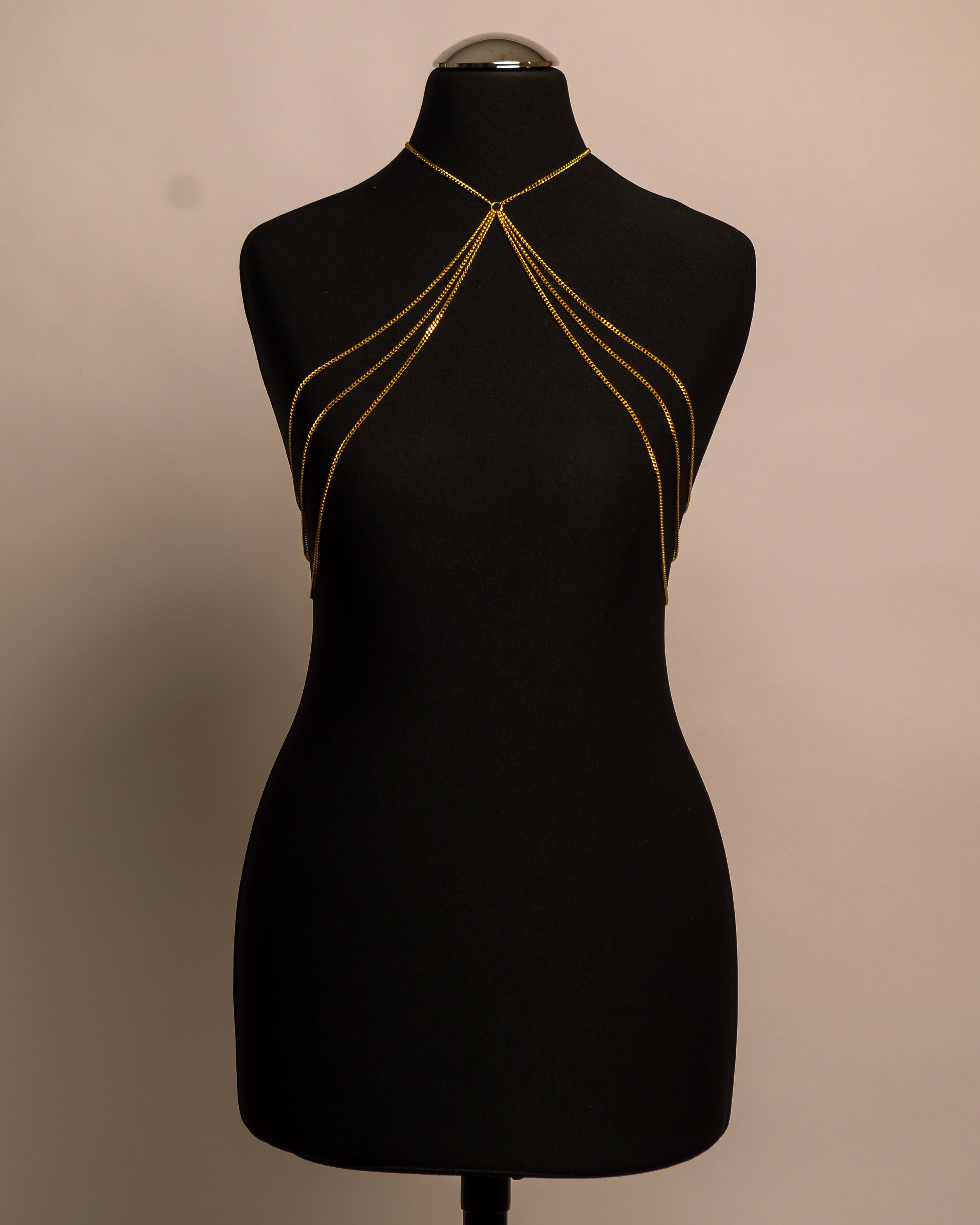 Aura Top stainless steel body chain handgemaakt op maat
