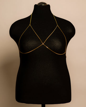 Halo Top stainless steel body chain handgemaakt op maat