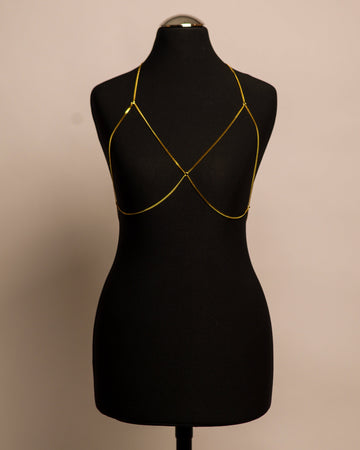 Halo Top stainless steel body chain handgemaakt op maat