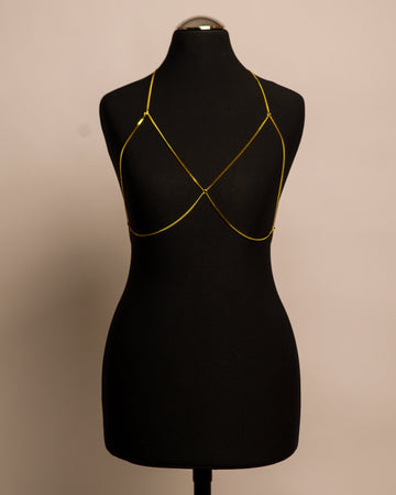 Halo Top stainless steel body chain handgemaakt op maat