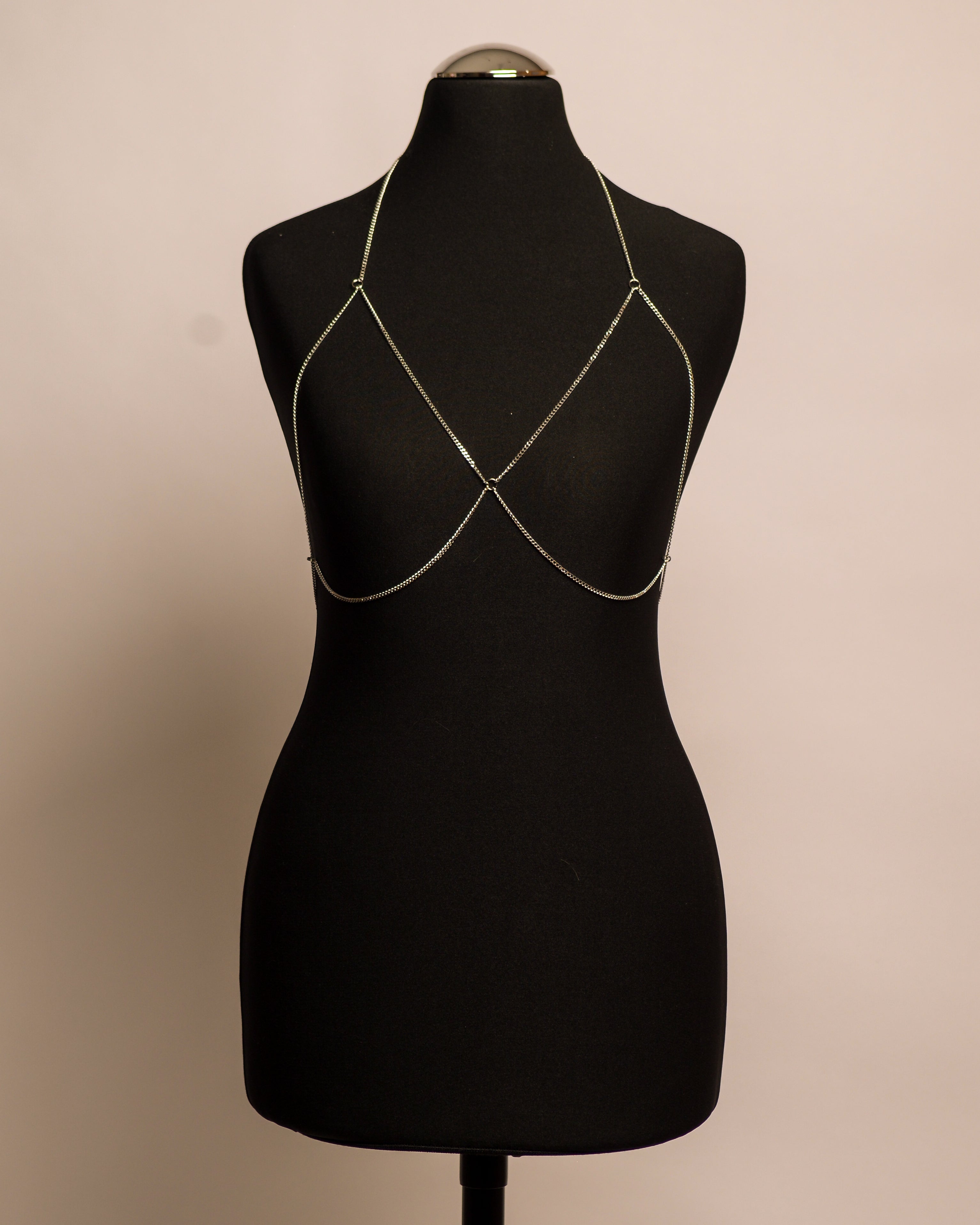 Halo Top stainless steel body chain handgemaakt op maat