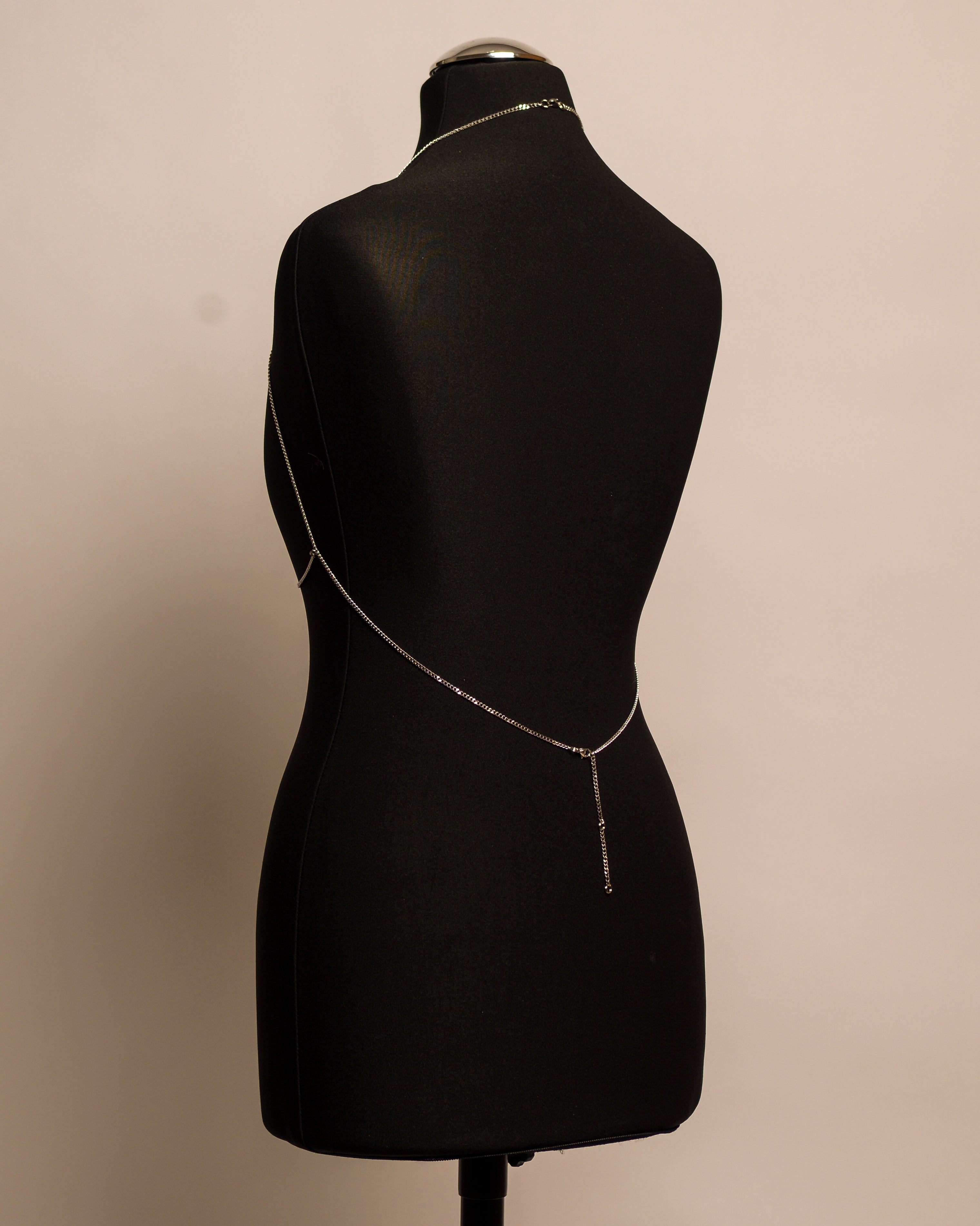 Halo Top stainless steel body chain handgemaakt op maat