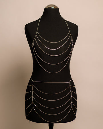 Horizon Top stainless steel body chain handgemaakt op maat