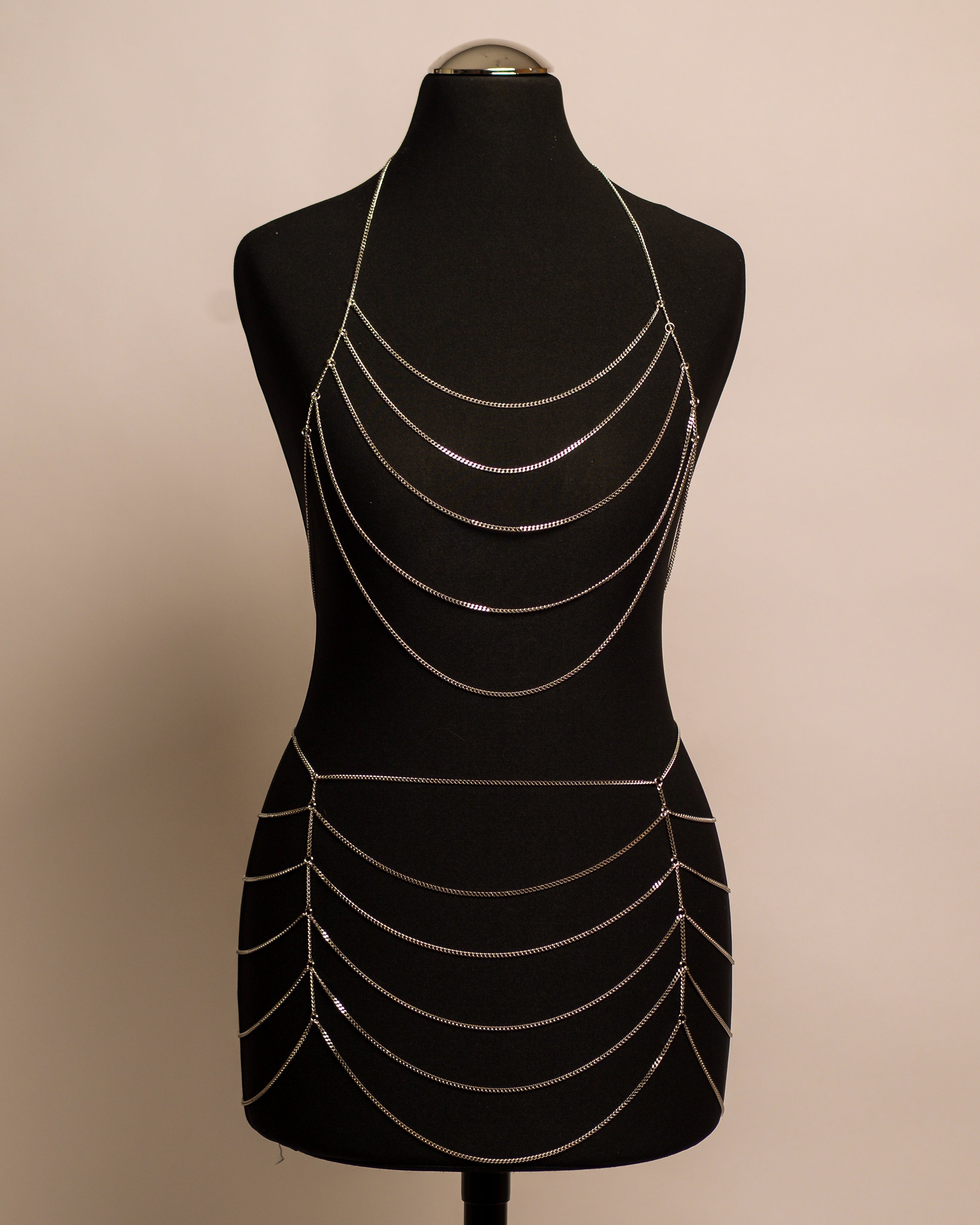 Horizon Top stainless steel body chain handgemaakt op maat