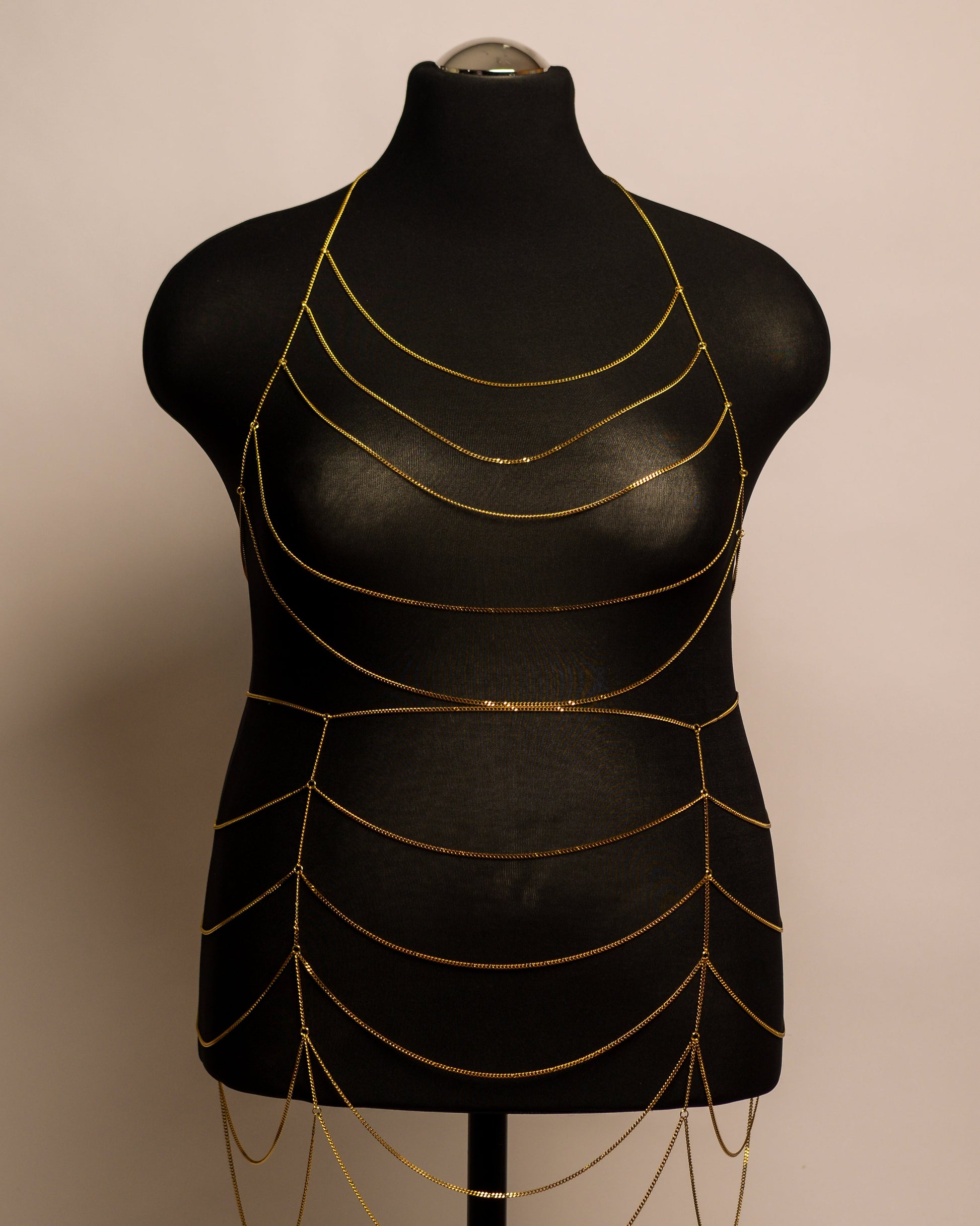 Horizon Top stainless steel body chain handgemaakt op maat