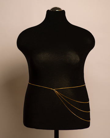 Ivy Belt stainless steel body chain handgemaakt op maat