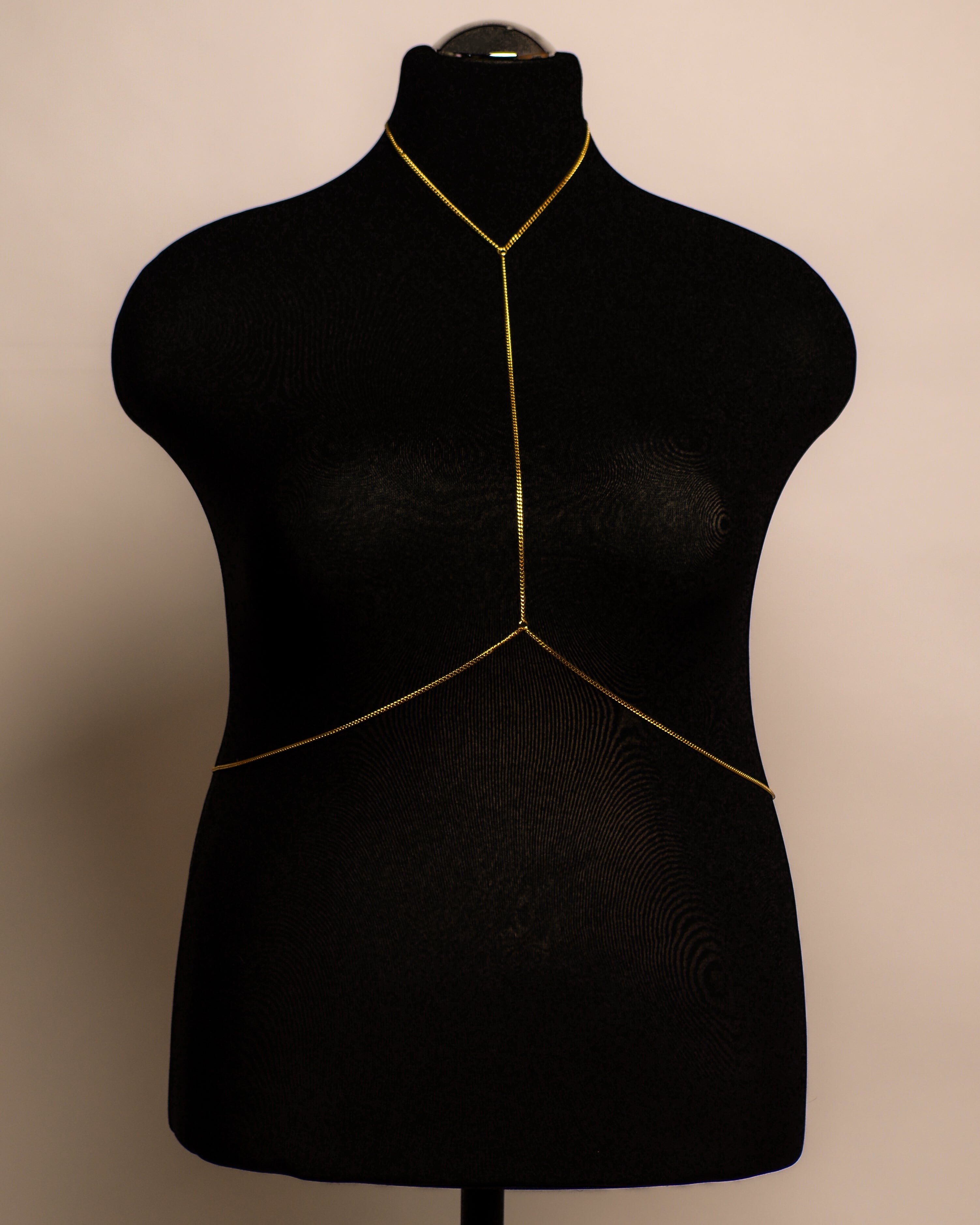 Luna Top stainless steel body chain handgemaakt op maat