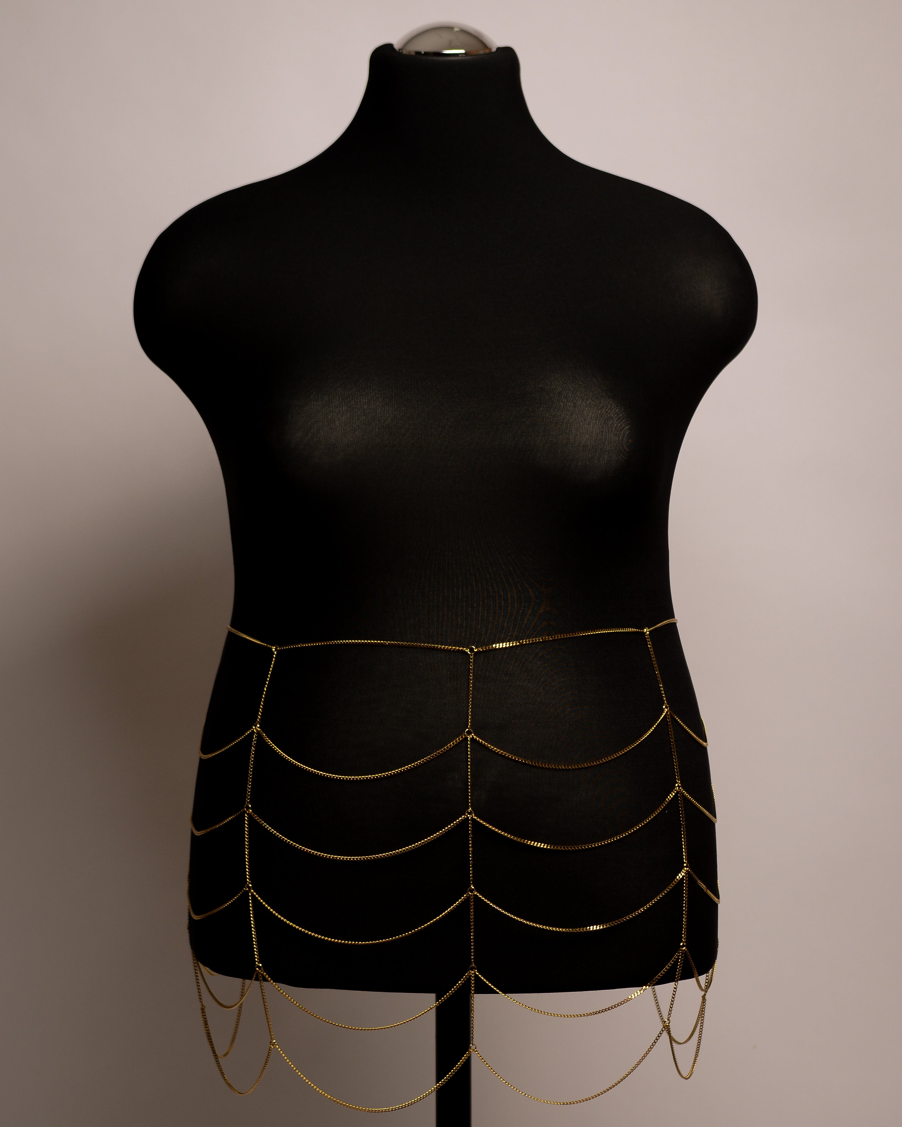 Mira Belt stainless steel body chain handgemaakt op maat