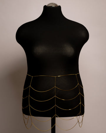 Mira Belt stainless steel body chain handgemaakt op maat