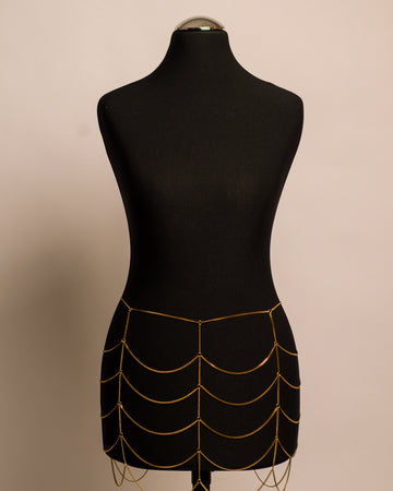 Mira Belt stainless steel body chain handgemaakt op maat