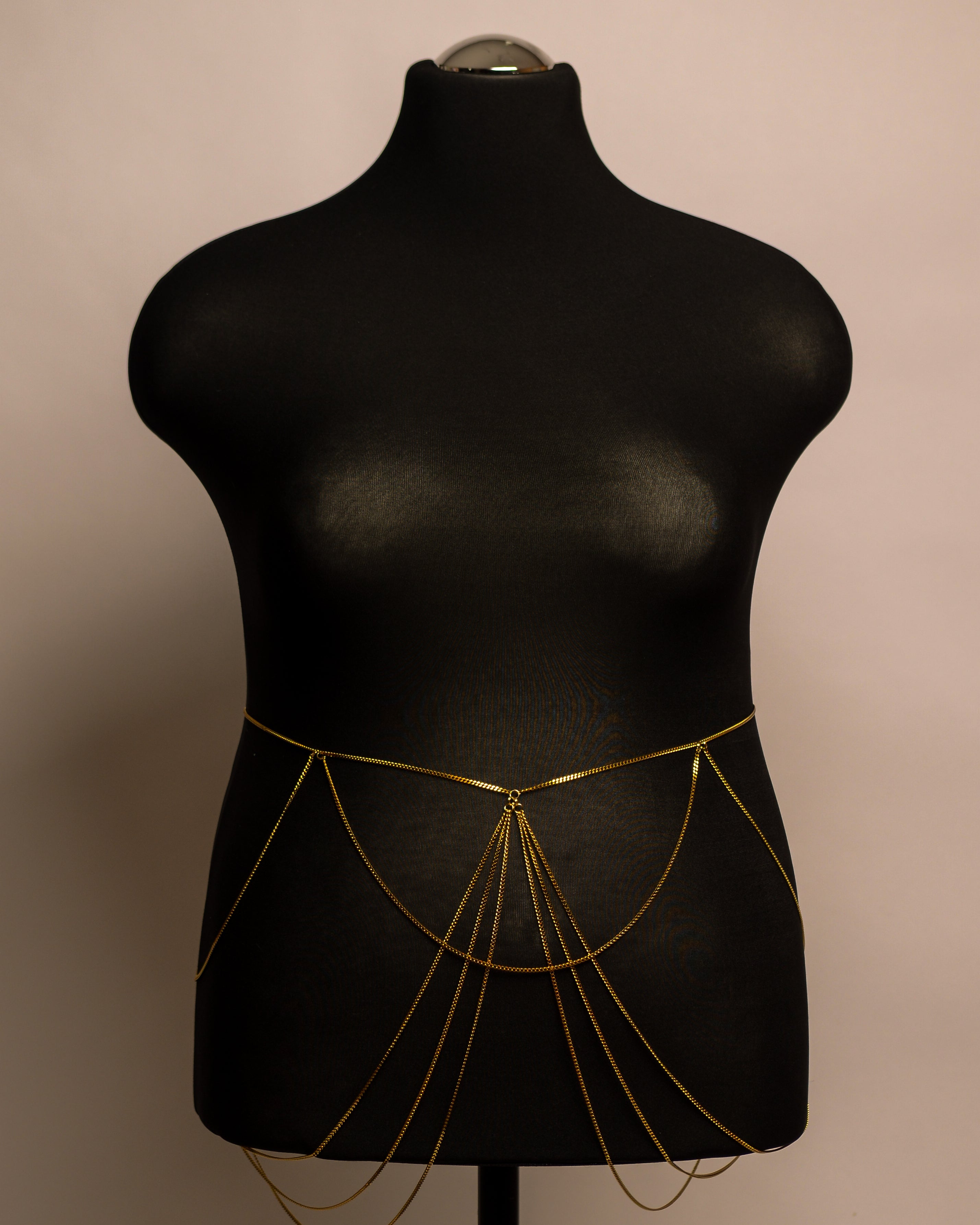 Moon Belt stainless steel body chain handgemaakt op maat