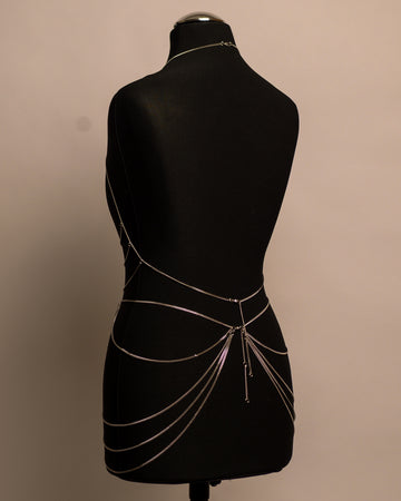 Moon Top stainless steel body chain handgemaakt op maat