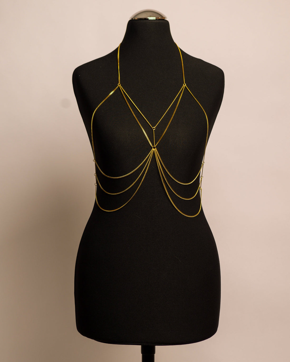 Moon Top stainless steel body chain handgemaakt op maat
