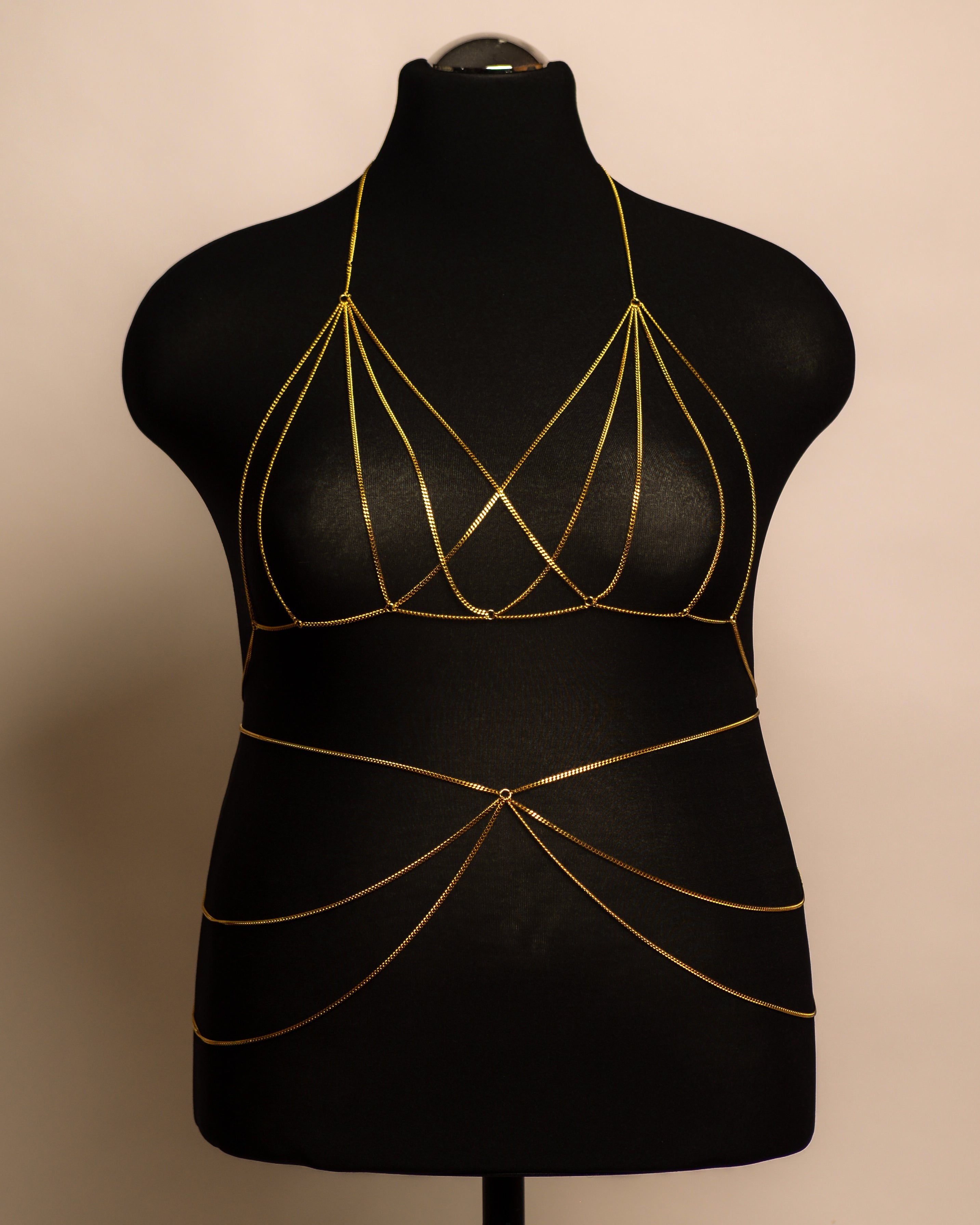 Ocean Top stainless steel body chain handgemaakt op maat