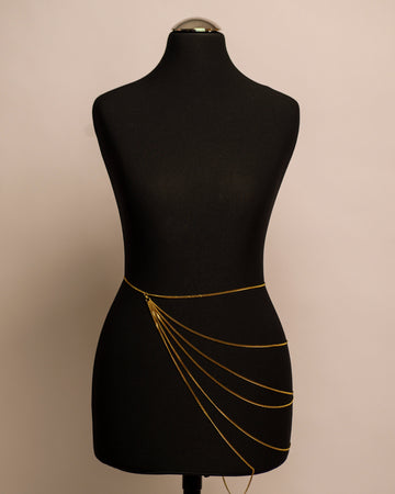 Siren Belt stainless steel body chain handgemaakt op maat